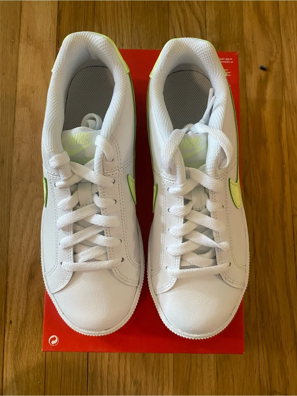 NEW Nike Court Royale White Barely Volt Womens Shoes